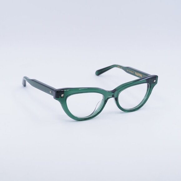 Valentino V-ESSENTIAL II VLX-124B Eyeglasses Emerald Green 50mm Cat Eye Frame - Picture 6 of 8